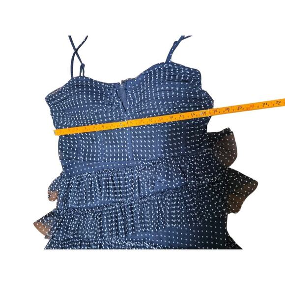 City Studios Dot-Print Tiered-MeshCorset Dress Size XXL - Picture 3 of 6